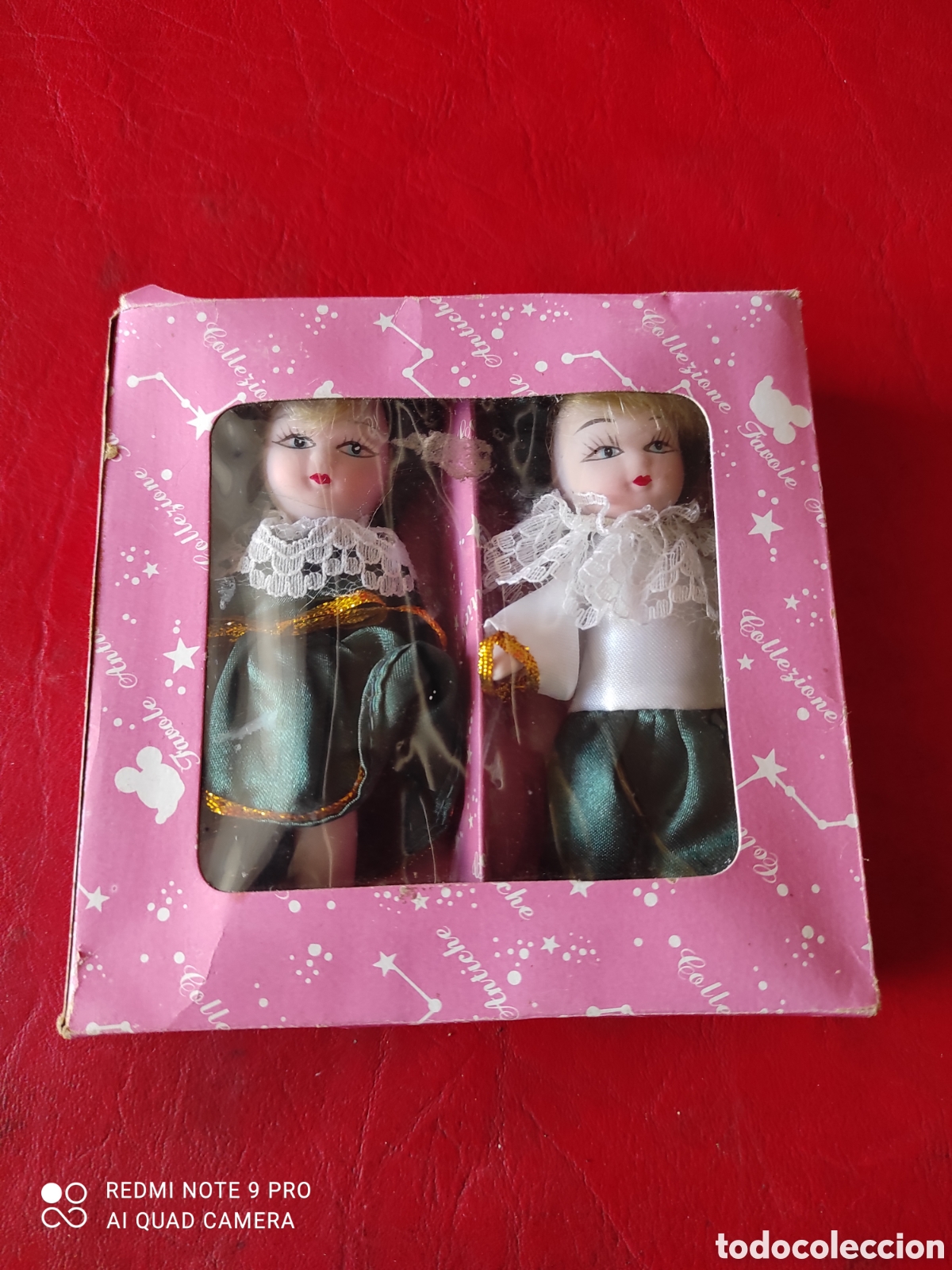 Mu&ntilde;ecas modernas: Dos mini mu&ntilde;ecas en terracota - Foto 2