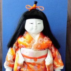 Muñecas Modernas: MUÑECA TRADICIONAL ORIGINAL JAPONESA CON KIMONO, ICHIMATSU. JAPANESE DOLL. JAPÓN. JAPAN. 32,5 CM.