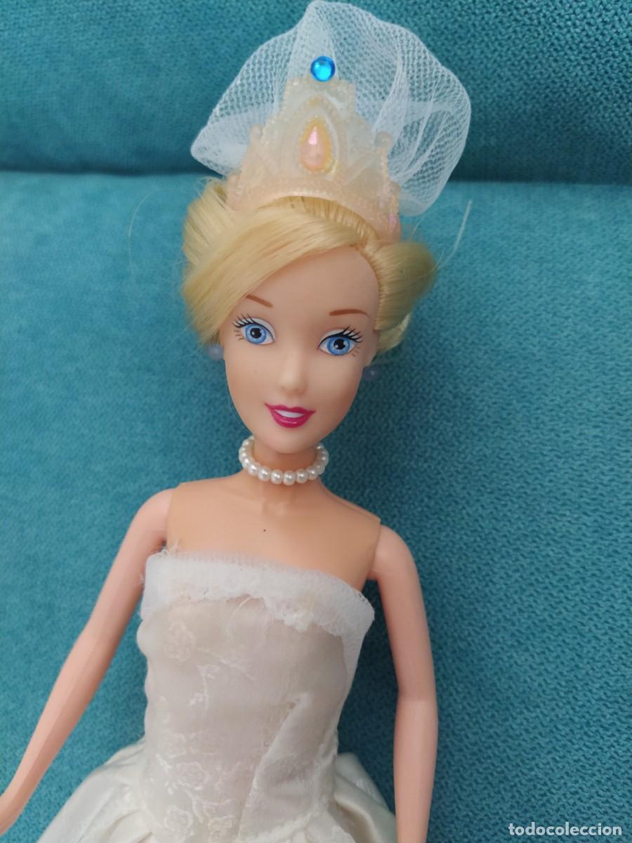 Mu&ntilde;ecas modernas: Mu&ntilde;eca Barbie cenicienta novia - Foto 2