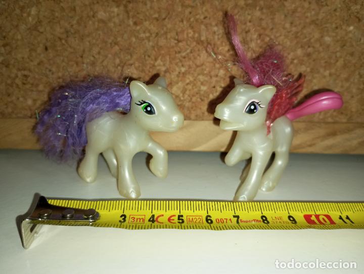 Poupées Modernes: Lote de dos pequeños ponys unicornios y Pegaso pony
