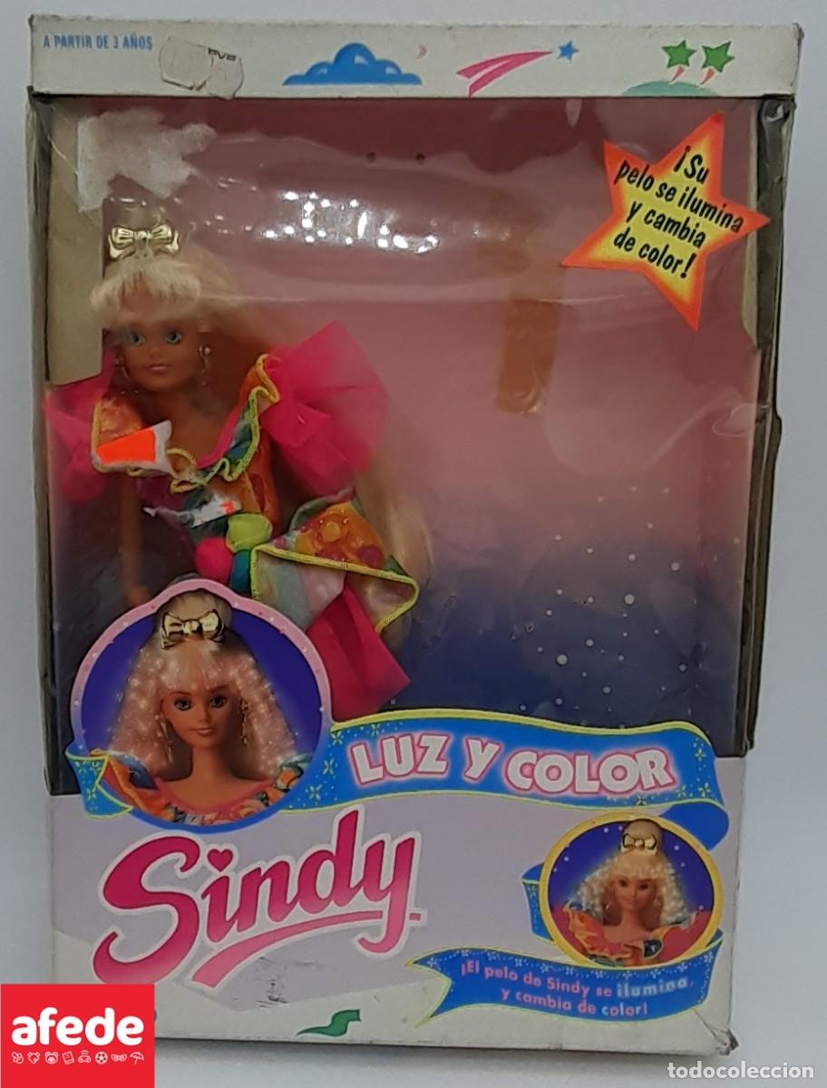 Poup&eacute;es Modernes: MU&Ntilde;ECA SINDY LUZ Y COLOR EN SU CAJA ORIGINAL 1991