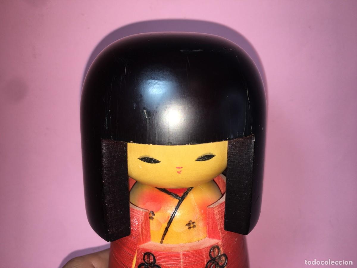 Mu&ntilde;ecas modernas: MU&Ntilde;ECA DE MADERA JAPONESA KOKESHI - Foto 2