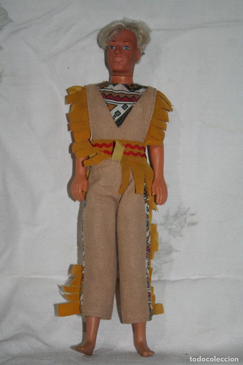 Mu&ntilde;ecas modernas: mu&ntilde;eco indio simba antiguo - Foto 1