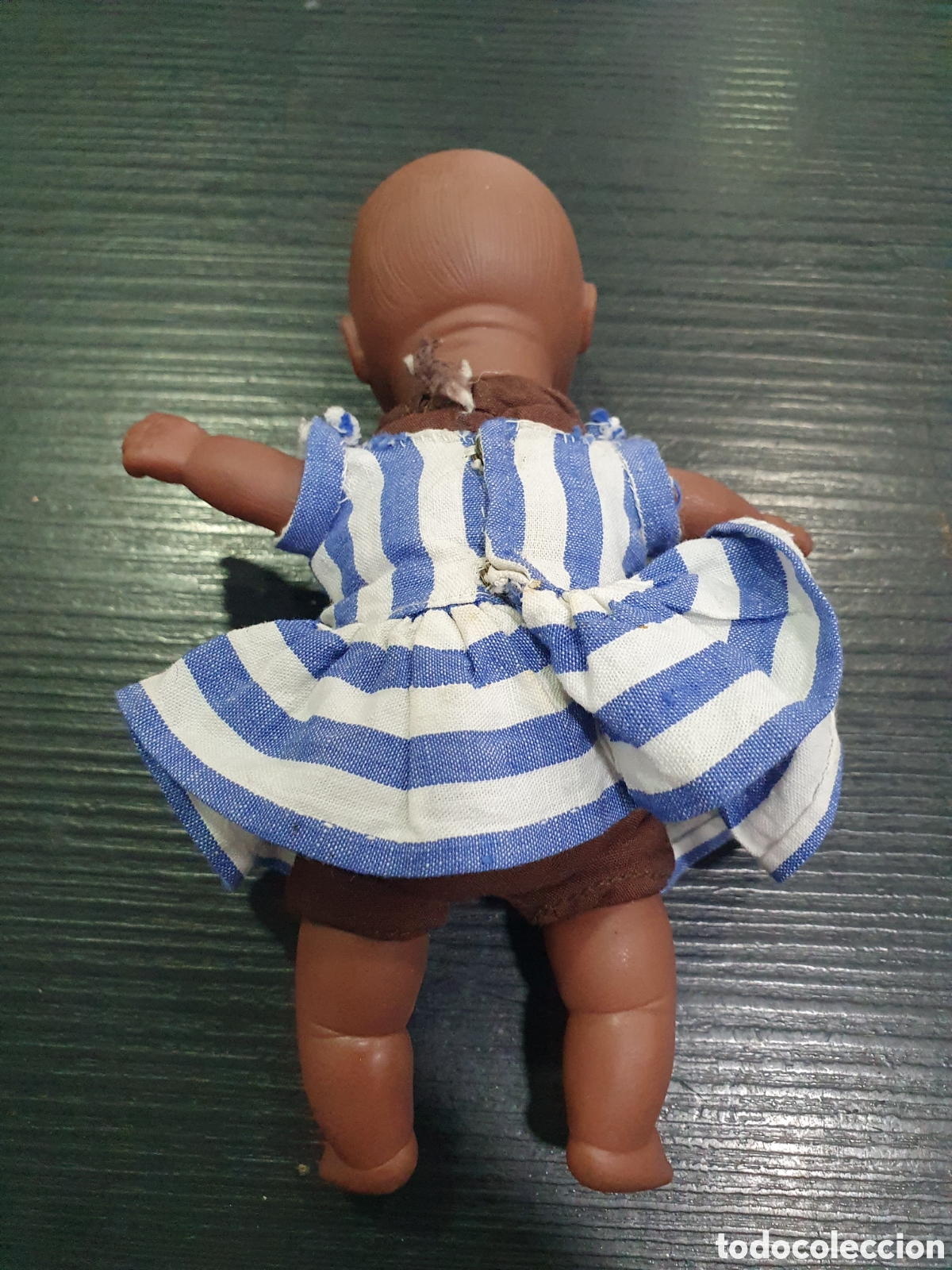 Mu&ntilde;ecas modernas: Bebe negrito antiguo. (L38) - Foto 4
