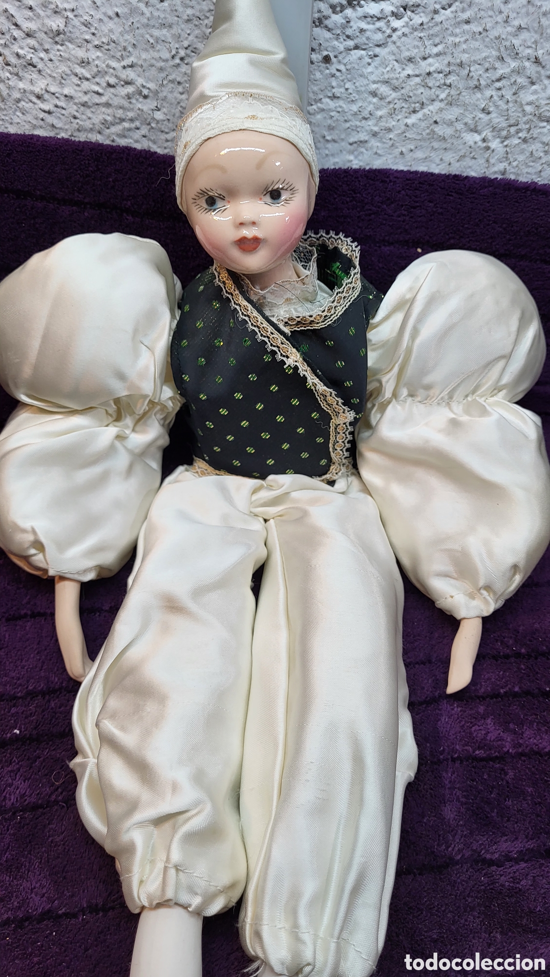 Mu&ntilde;ecas modernas: Arlequ&iacute;n porcelana - Foto 1