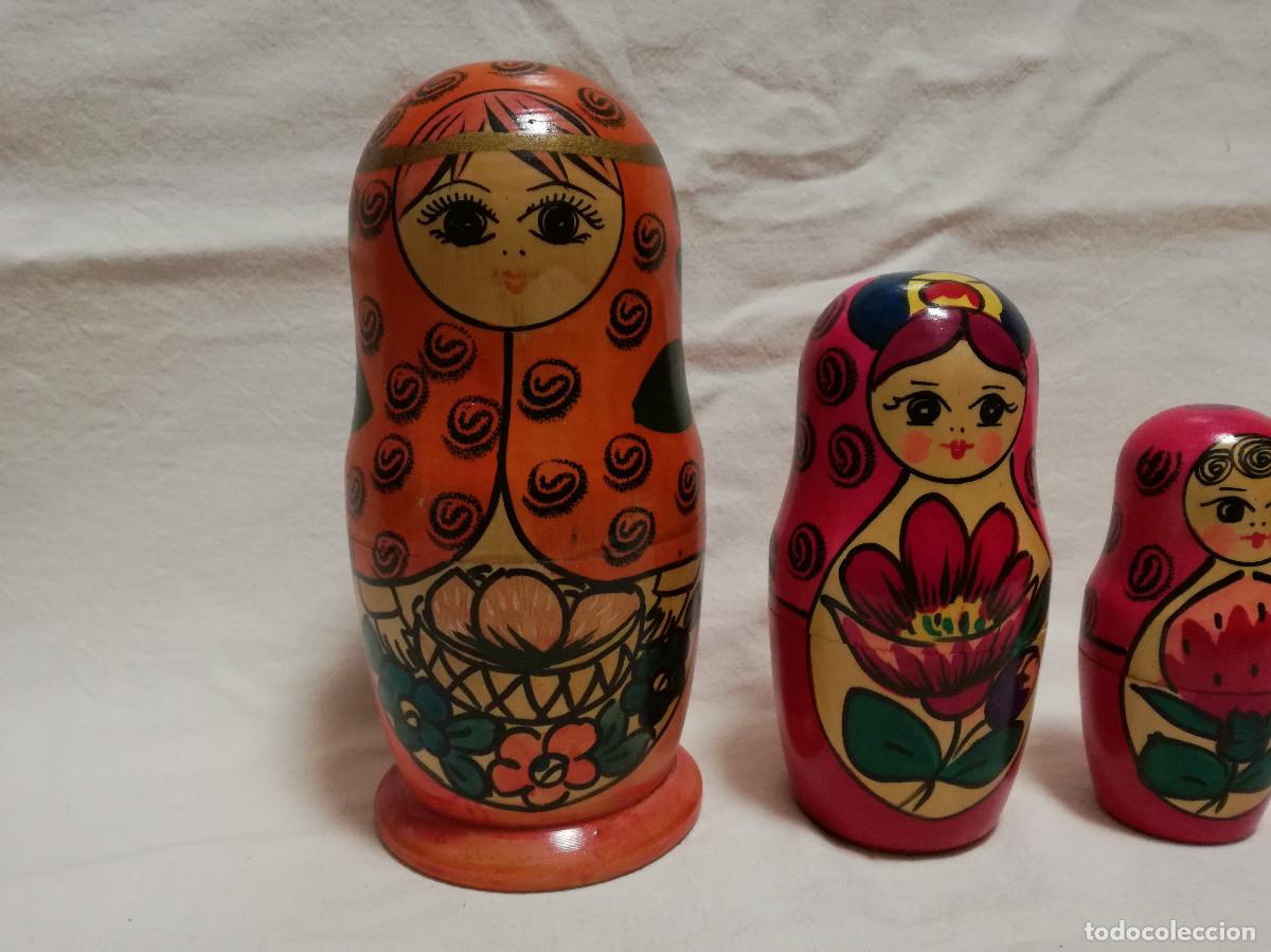 Mu&ntilde;ecas modernas: MU&Ntilde;ECA MATRIOSKA DE MADERA PINTADA - Foto 3