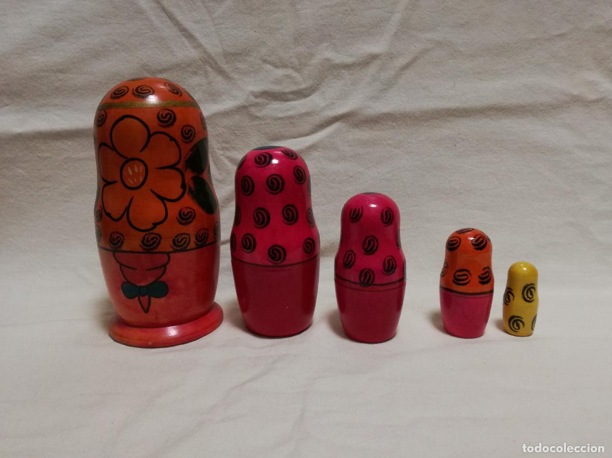 Mu&ntilde;ecas modernas: MU&Ntilde;ECA MATRIOSKA DE MADERA PINTADA - Foto 6