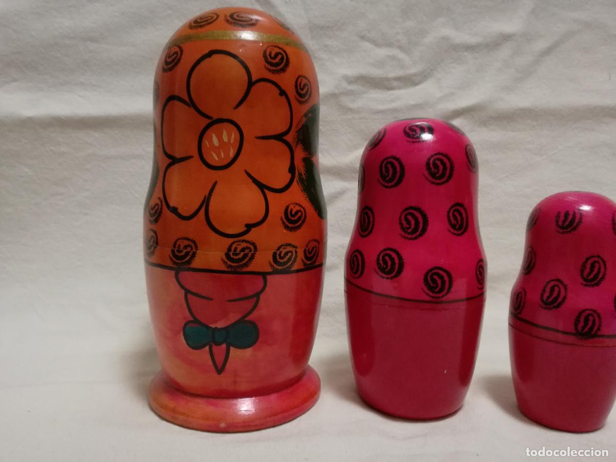 Mu&ntilde;ecas modernas: MU&Ntilde;ECA MATRIOSKA DE MADERA PINTADA - Foto 7