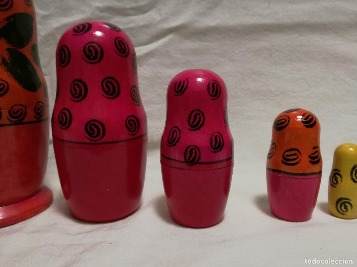 Mu&ntilde;ecas modernas: MU&Ntilde;ECA MATRIOSKA DE MADERA PINTADA - Foto 8
