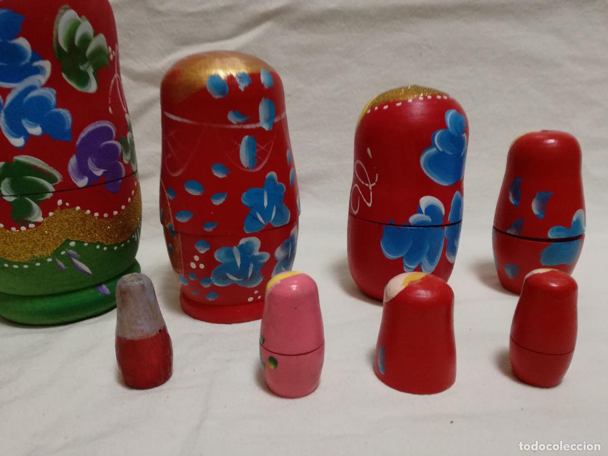 Mu&ntilde;ecas modernas: MU&Ntilde;ECA MATRIOSKA DE MADERA PINTADA INCOMPLETAS - Foto 8