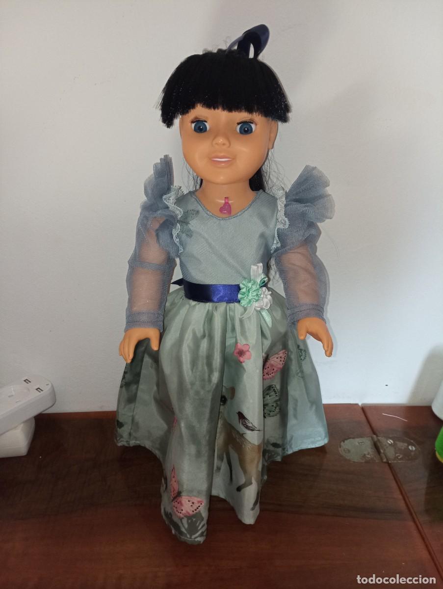 Mu&ntilde;ecas modernas: Mu&ntilde;eca americana , pelo ingertado , funciona perfectamente, - Foto 1
