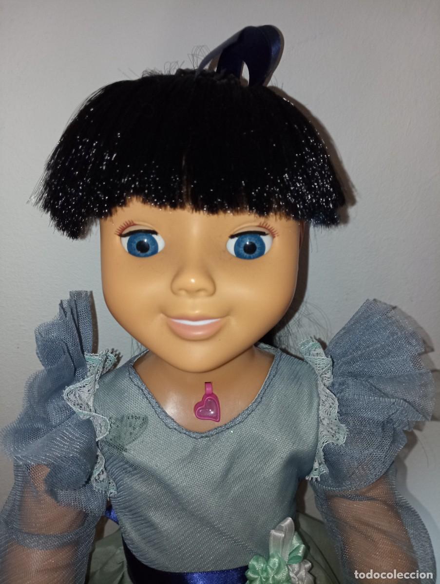 Mu&ntilde;ecas modernas: Mu&ntilde;eca americana , pelo ingertado , funciona perfectamente, - Foto 2