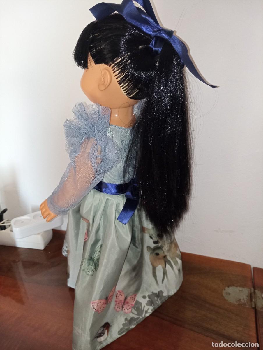 Mu&ntilde;ecas modernas: Mu&ntilde;eca americana , pelo ingertado , funciona perfectamente, - Foto 3