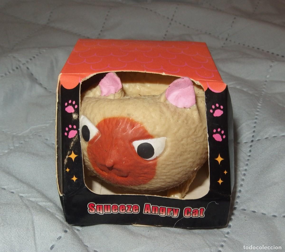 Mu&ntilde;ecas modernas: SQUEEZE ANGRY CAT,BEIGE,SQUEEZING ANGRY CAT,CAJA ORIGINAL - Foto 1