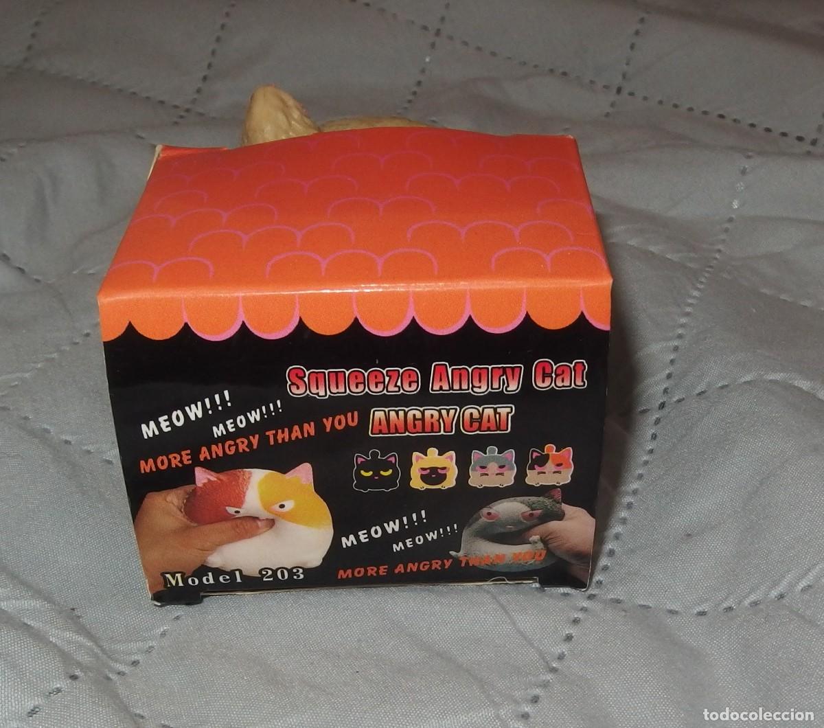 Mu&ntilde;ecas modernas: SQUEEZE ANGRY CAT,BEIGE,SQUEEZING ANGRY CAT,CAJA ORIGINAL - Foto 3