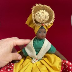Muñecas Modernas: ANTIGUA MUÑECA, REGIONAL CUBANA. TRAPO Y PLÁSTICO.