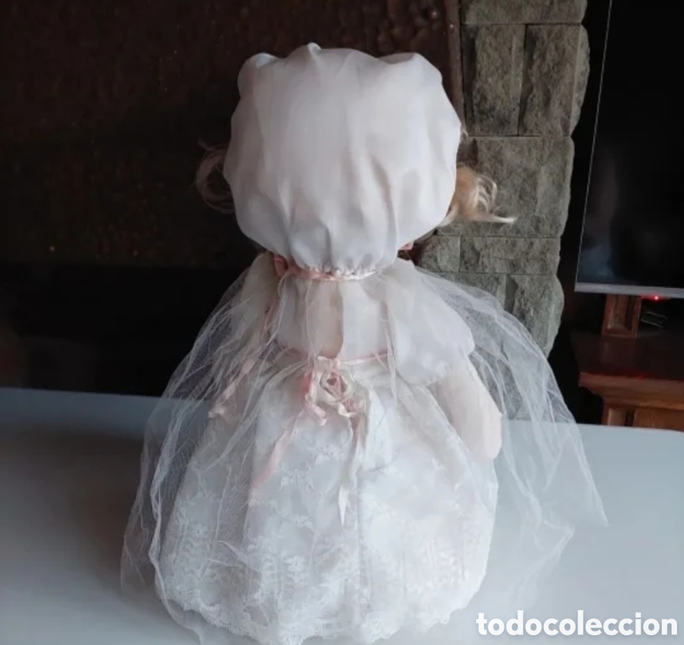 Mu&ntilde;ecas modernas: Mu&ntilde;eca de trapo primera comuni&oacute;n - Foto 2