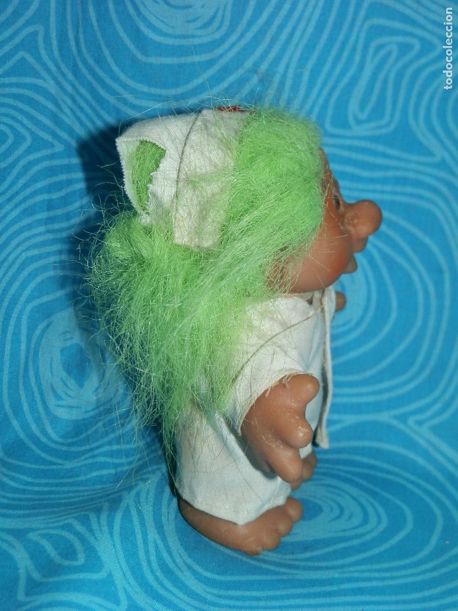 Mu&ntilde;ecas modernas: MU&Ntilde;ECO TROLL PELO VERDE ENFERMERA - Foto 4