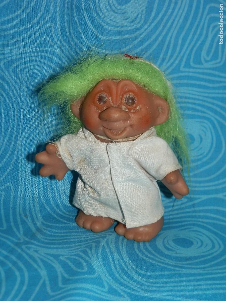Mu&ntilde;ecas modernas: MU&Ntilde;ECO TROLL PELO VERDE ENFERMERA - Foto 6