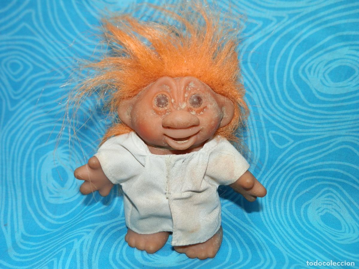 Mu&ntilde;ecas modernas: MU&Ntilde;ECO TROLL PELO NARANJA ENFERMERA - Foto 1