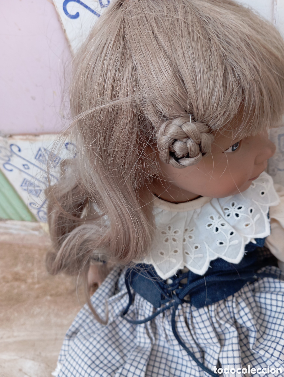 Mu&ntilde;ecas modernas: mu&ntilde;eca alemana de vinilo Heidi om - Foto 5