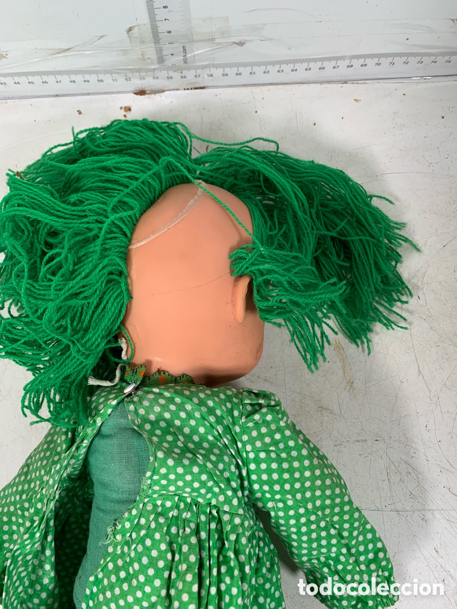 Mu&ntilde;ecas modernas: 01_Antigua mu&ntilde;eca verde - Foto 4