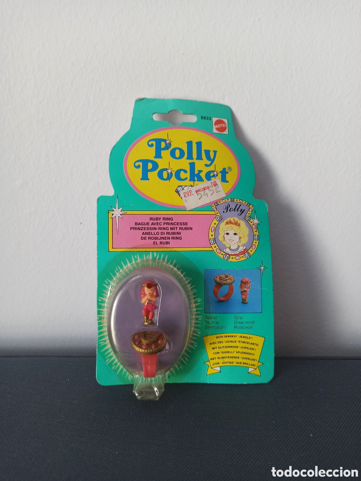 Mu&ntilde;ecas modernas: Polly pocket princess rings 1992 RUBY - Foto 1