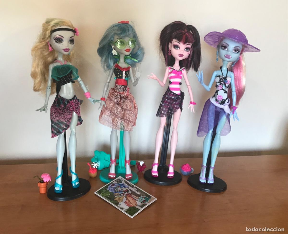 Mu&ntilde;ecas modernas: 4 Mu&ntilde;ecas Monster High Isla Calavera - Foto 2