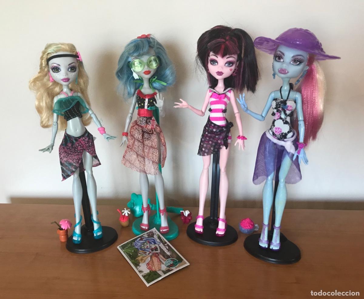 Mu&ntilde;ecas modernas: 4 Mu&ntilde;ecas Monster High Isla Calavera - Foto 1