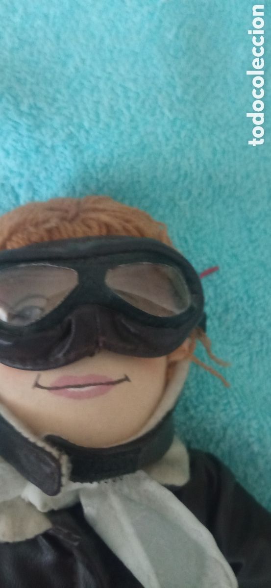 Mu&ntilde;ecas modernas: Mu&ntilde;eca de trapo Amelia Earheart - Foto 3