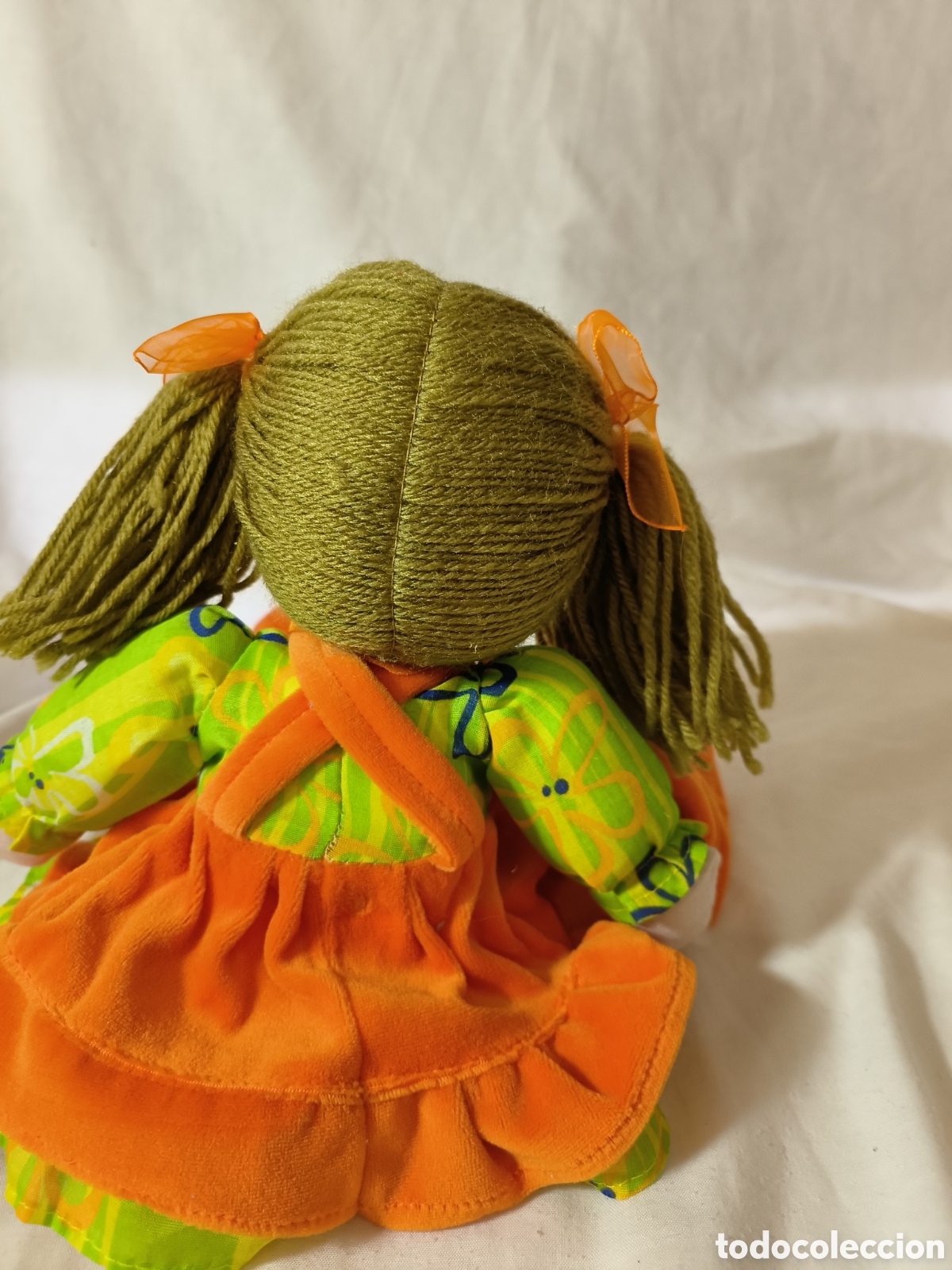 Mu&ntilde;ecas modernas: Mu&ntilde;eca de trapo vintage Janira - Foto 6