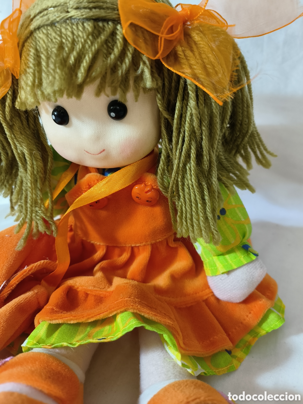 Mu&ntilde;ecas modernas: Mu&ntilde;eca de trapo vintage Janira - Foto 8
