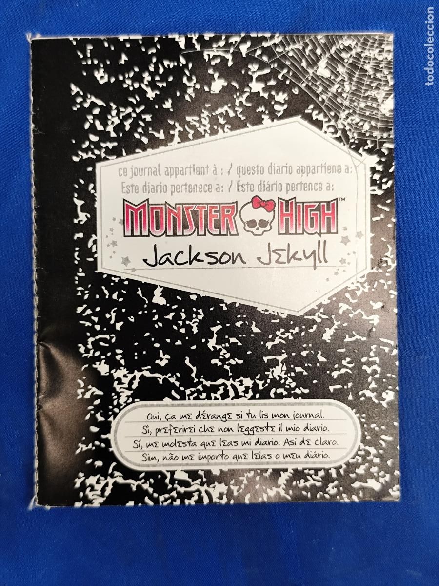Mu&ntilde;ecas modernas: CUADERNO ACCESORIO JACKSON JEKYLL MONSTER HIGH - Foto 1