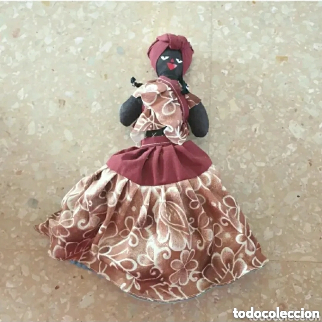 Mu&ntilde;ecas modernas: Mu&ntilde;eca cubana de trapo. - Foto 1