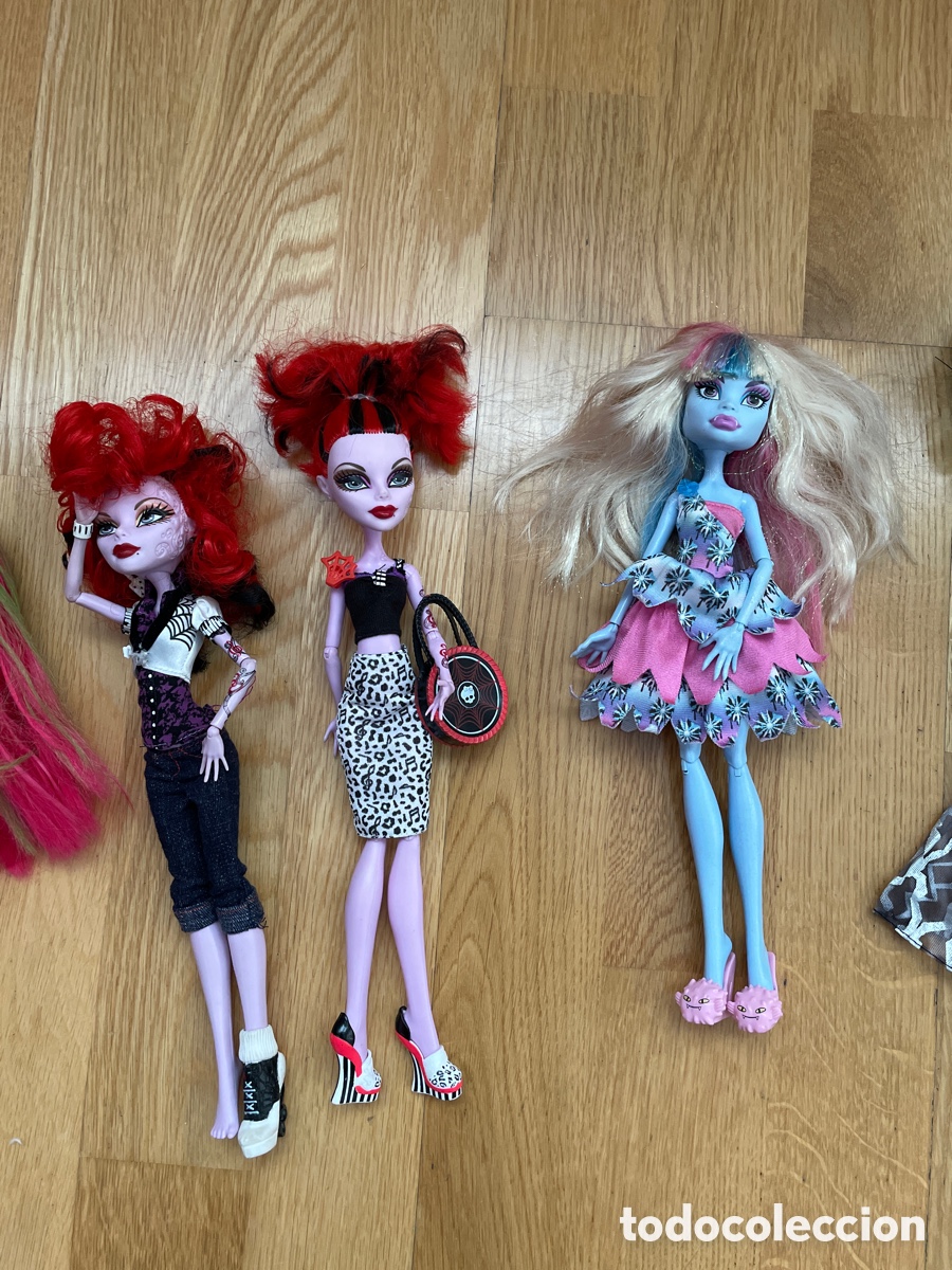 Mu&ntilde;ecas modernas: Lote mu&ntilde;ecas Monster High - Foto 3