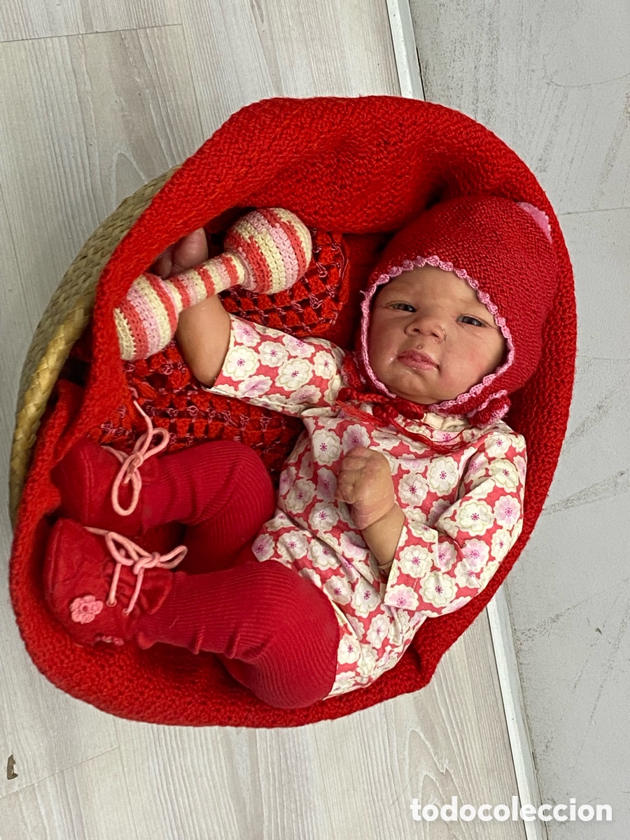 Mu&ntilde;ecas modernas: Mu&ntilde;eco beb&eacute; pieza &uacute;nica - Foto 1