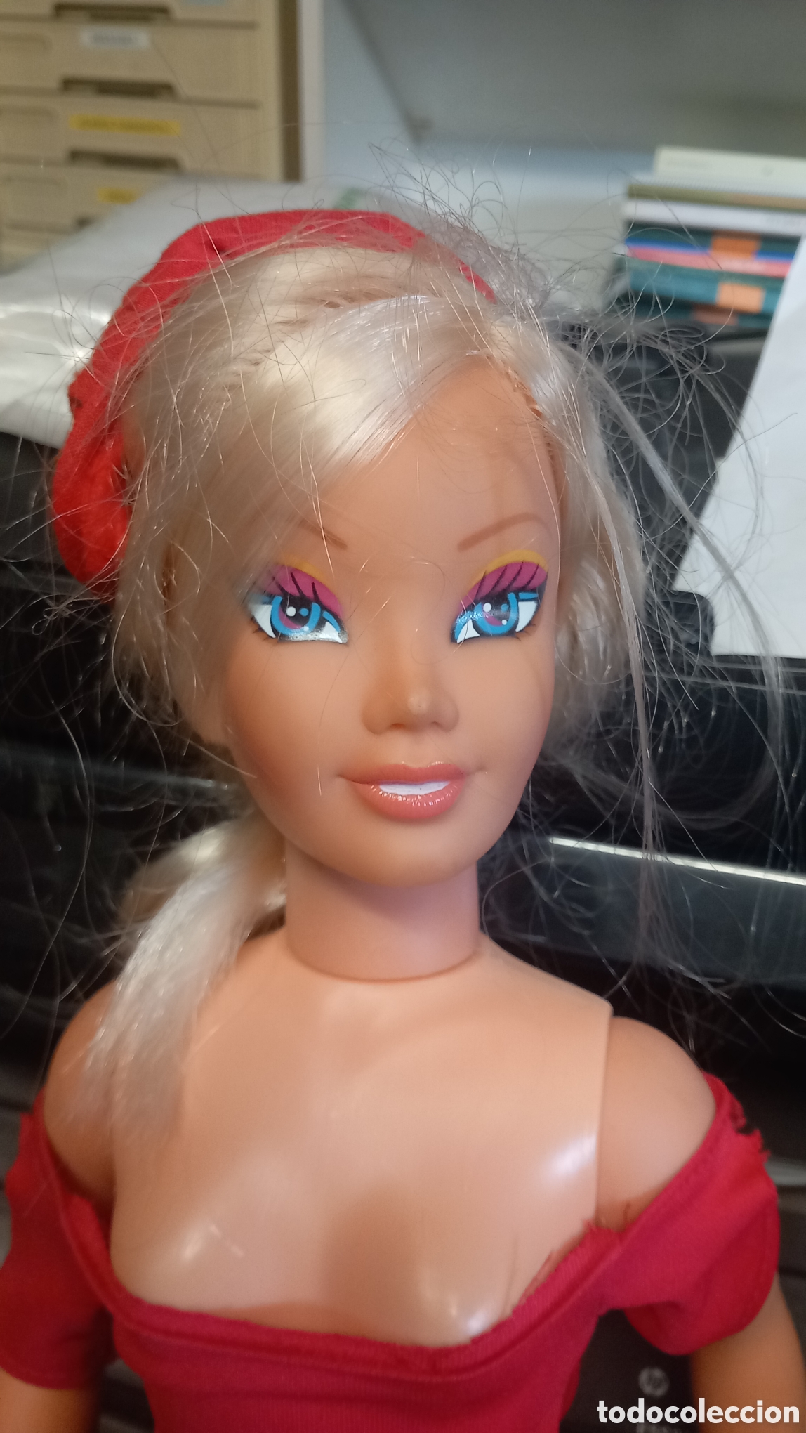 Mu&ntilde;ecas modernas: Mu&ntilde;eca Jesmar Rubia con ojos azules - Foto 3