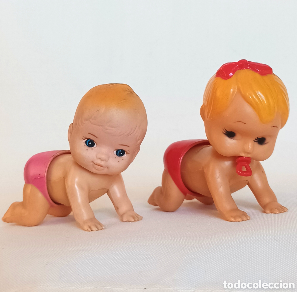 Mu&ntilde;ecas modernas: MU&Ntilde;ECA GATEADORA A CUERDA VINTAGE - Foto 2