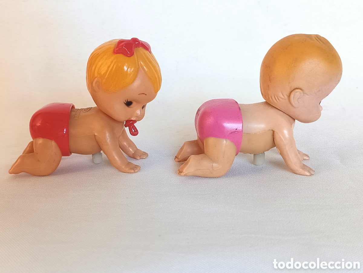 Mu&ntilde;ecas modernas: MU&Ntilde;ECA GATEADORA A CUERDA VINTAGE - Foto 4