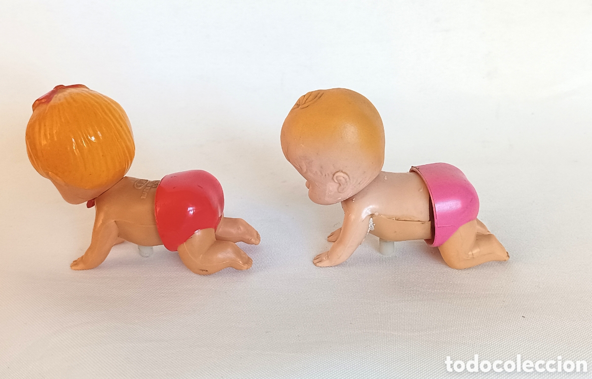 Mu&ntilde;ecas modernas: MU&Ntilde;ECA GATEADORA A CUERDA VINTAGE - Foto 5