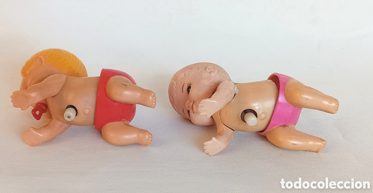 Mu&ntilde;ecas modernas: MU&Ntilde;ECA GATEADORA A CUERDA VINTAGE - Foto 7