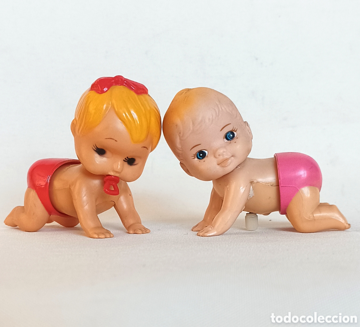 Mu&ntilde;ecas modernas: MU&Ntilde;ECA GATEADORA A CUERDA VINTAGE - Foto 1