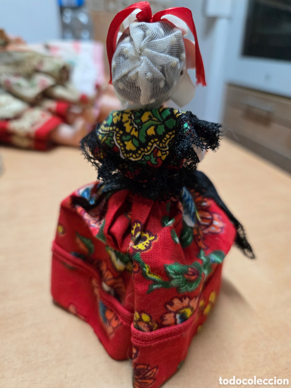 Mu&ntilde;ecas modernas: Mu&ntilde;eca hilandera antigua - Foto 3