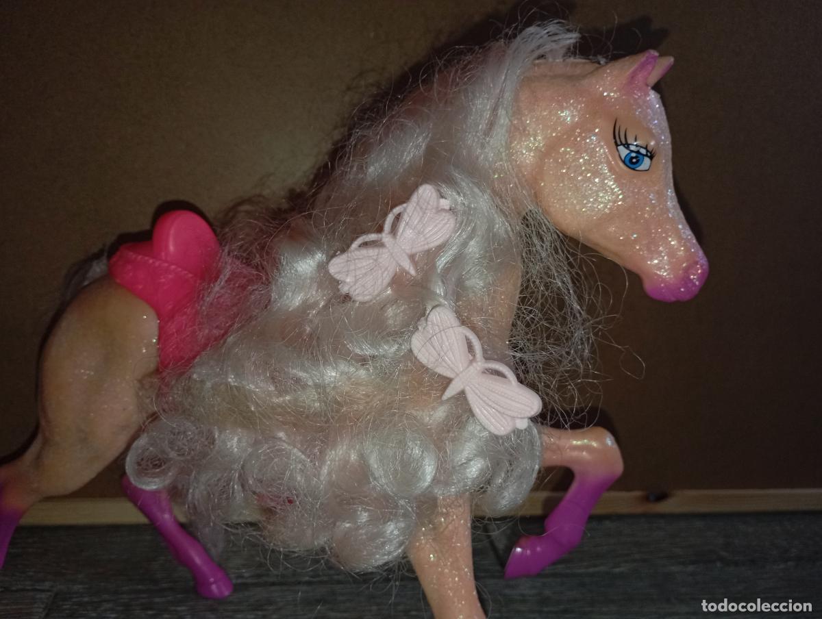 Mu&ntilde;ecas modernas: Caballo para mu&ntilde;eca barbie o similar - Foto 3