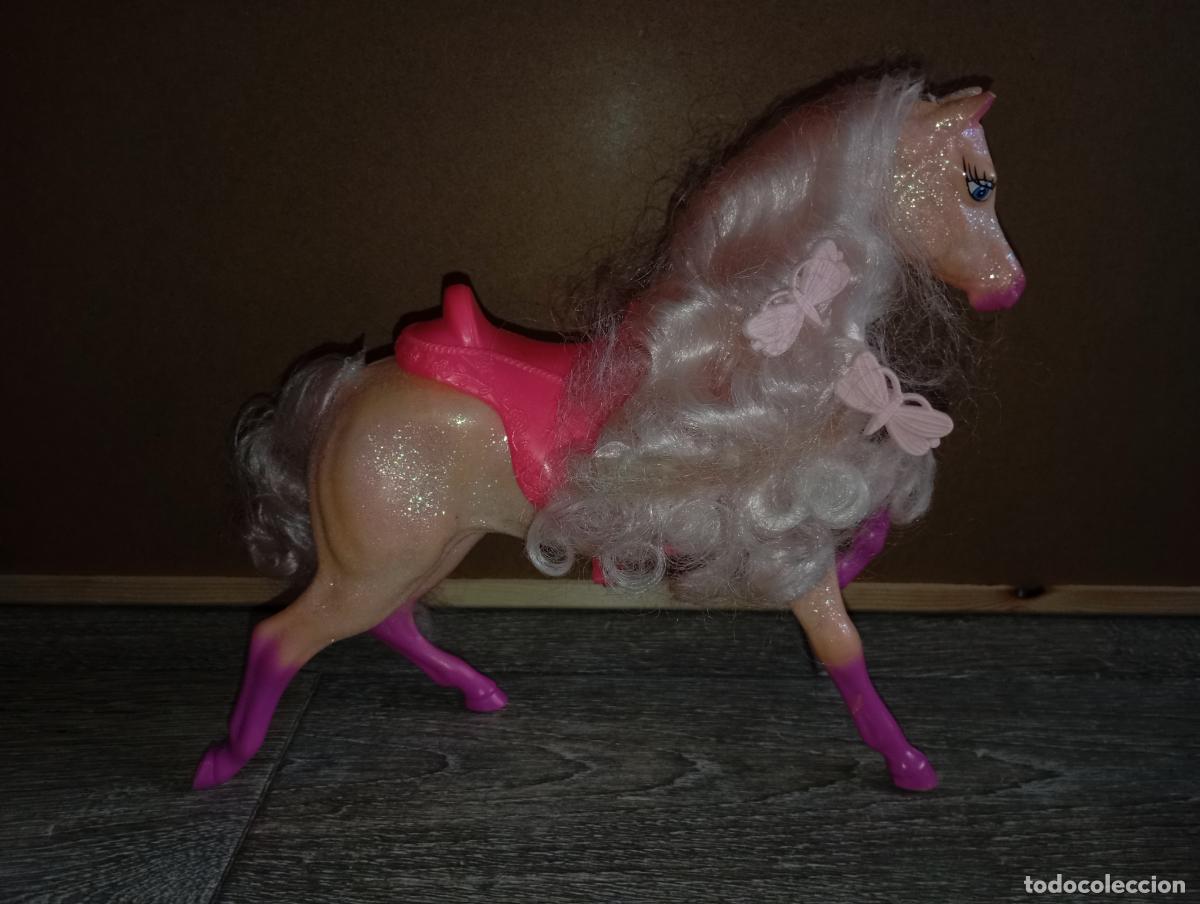 Mu&ntilde;ecas modernas: Caballo para mu&ntilde;eca barbie o similar - Foto 4