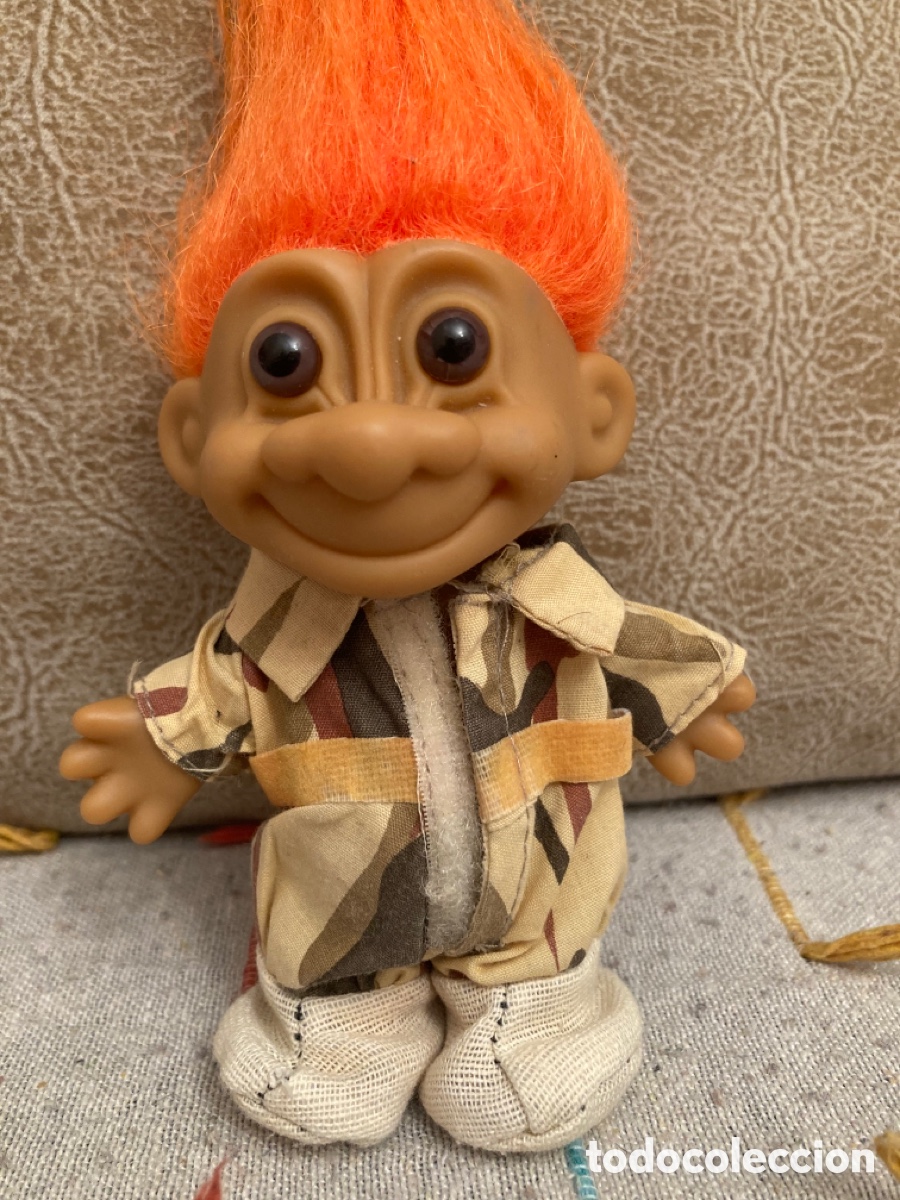 Mu&ntilde;ecas modernas: Mu&ntilde;eco Troll de la suerte pelo Naranja - Foto 6