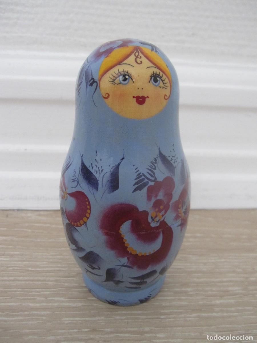Mu&ntilde;ecas modernas: MATRIOSKA MADERA / 5 mu&ntilde;ecas - Foto 1