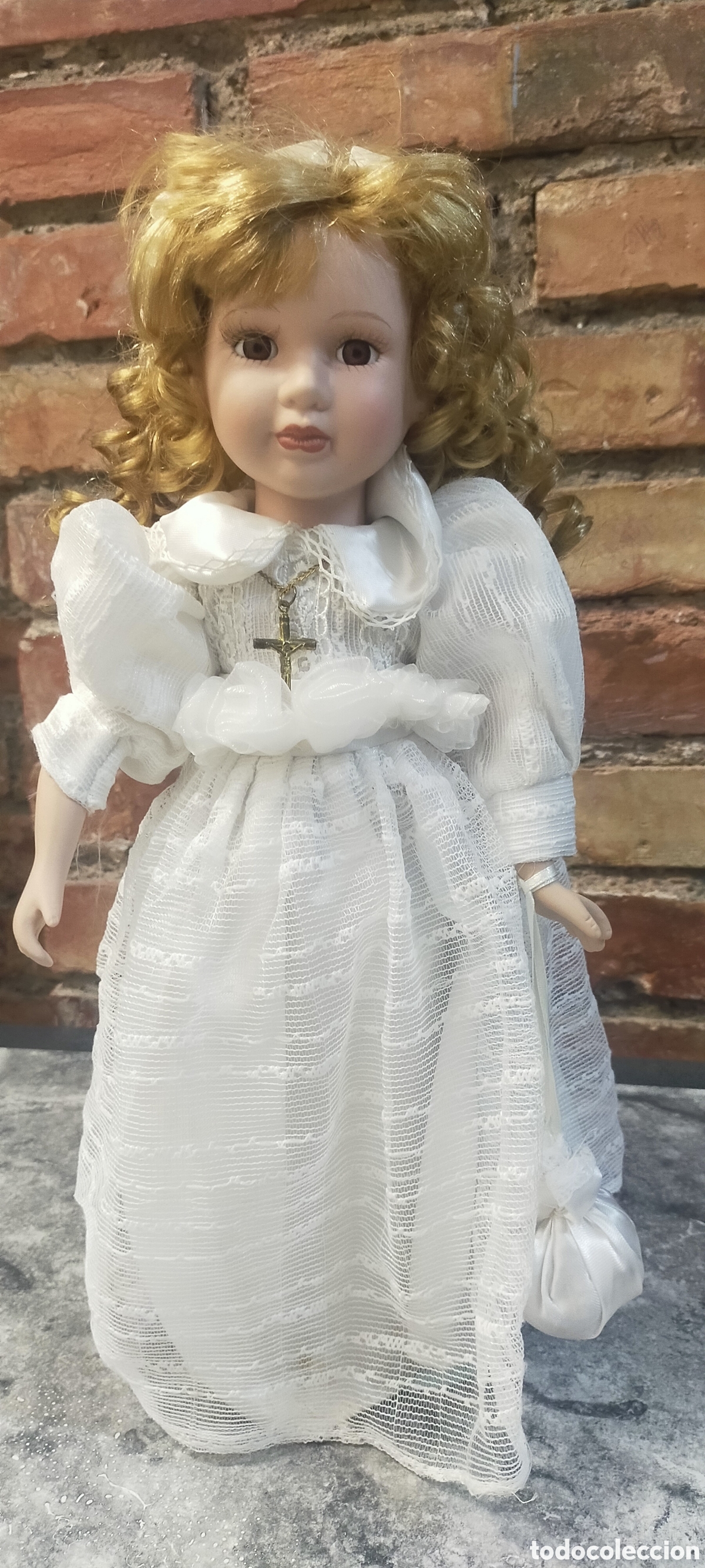 Mu&ntilde;ecas modernas: Mu&ntilde;eca primera comuni&oacute;n decoraci&oacute;n - Foto 1