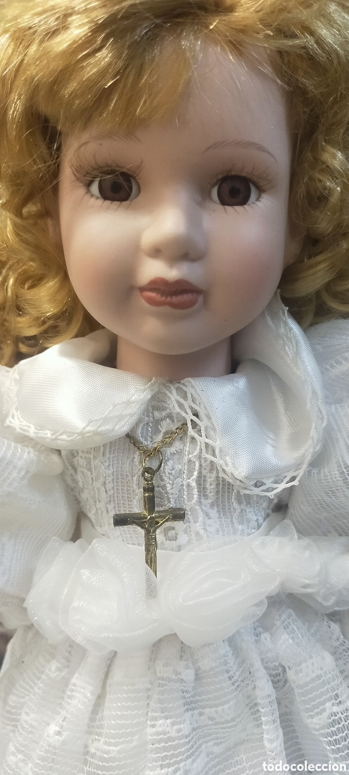 Mu&ntilde;ecas modernas: Mu&ntilde;eca primera comuni&oacute;n decoraci&oacute;n - Foto 3