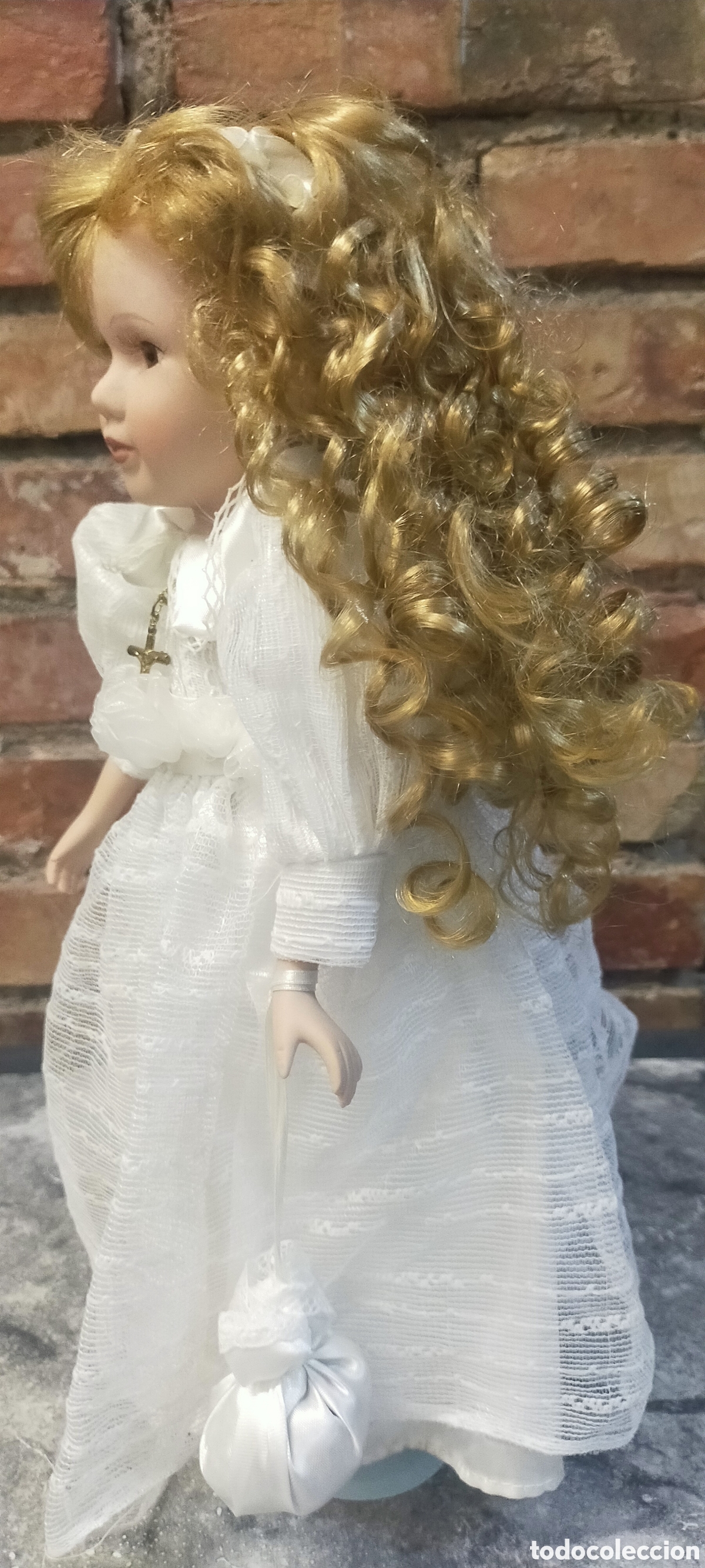 Mu&ntilde;ecas modernas: Mu&ntilde;eca primera comuni&oacute;n decoraci&oacute;n - Foto 4